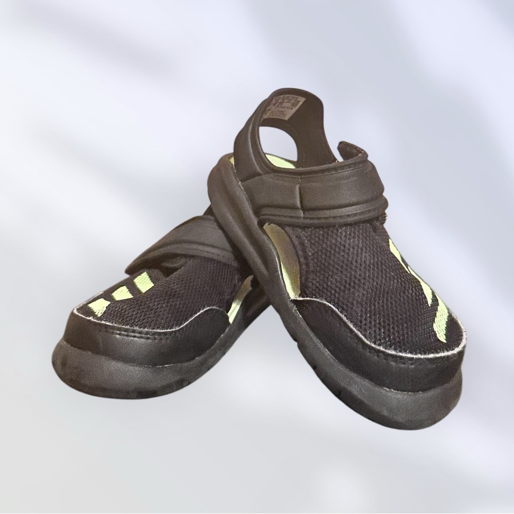 adidas Kids Black and Yellow Sneakers
